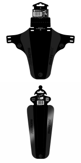 Set schwarze Fenders (Front+Butt)